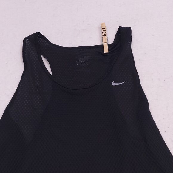 Nike Sleeveless Athletic Pullover Tank Top Shirt Womens Size Medium M Black - Picture 1 of 8